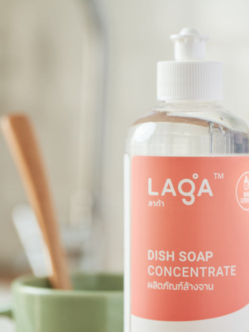 LAGA Natural Dish Soap - Grapefruit & Mint 500mL