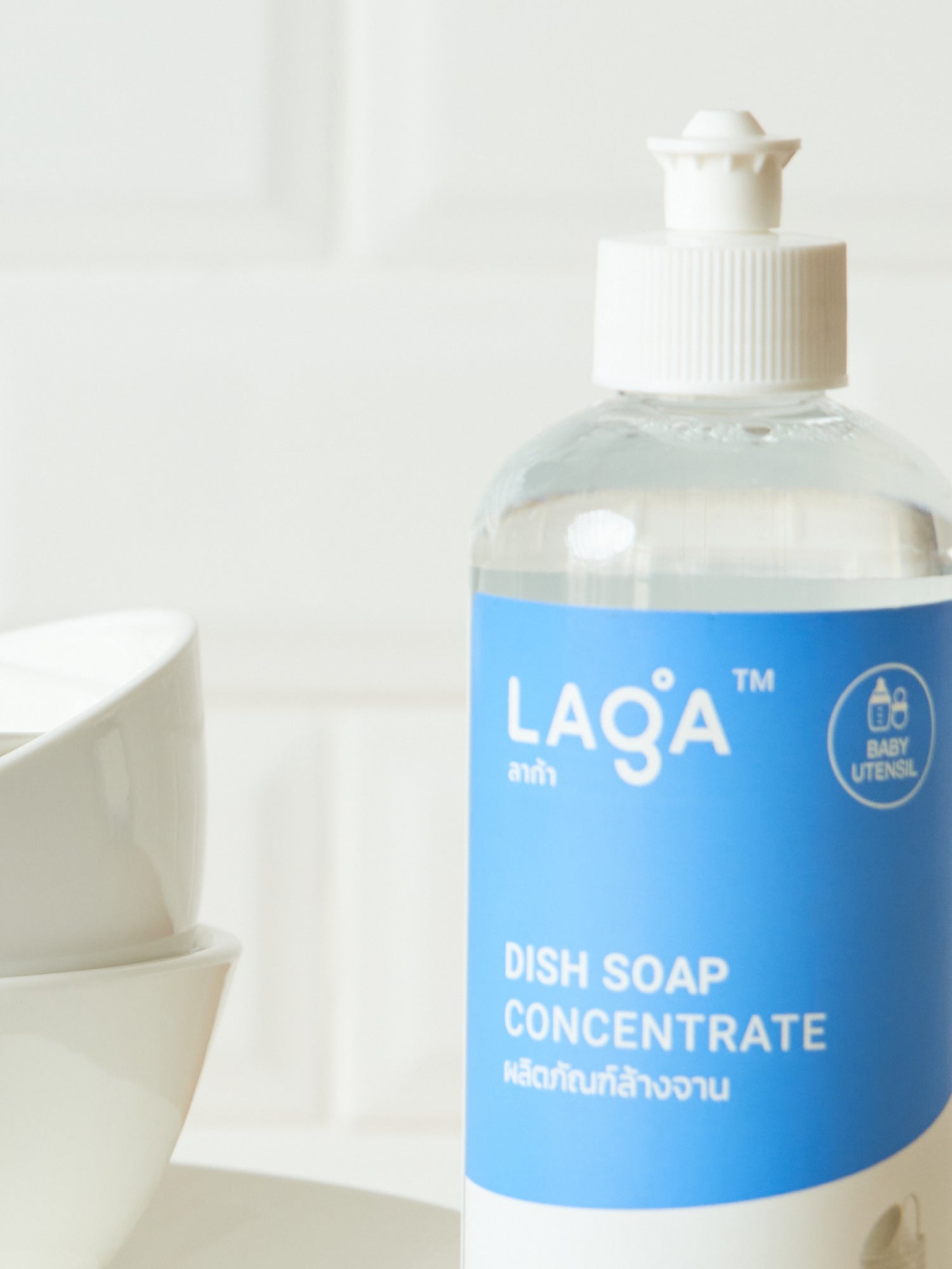 LAGA Natural Dish Soap - Unscented 500mL